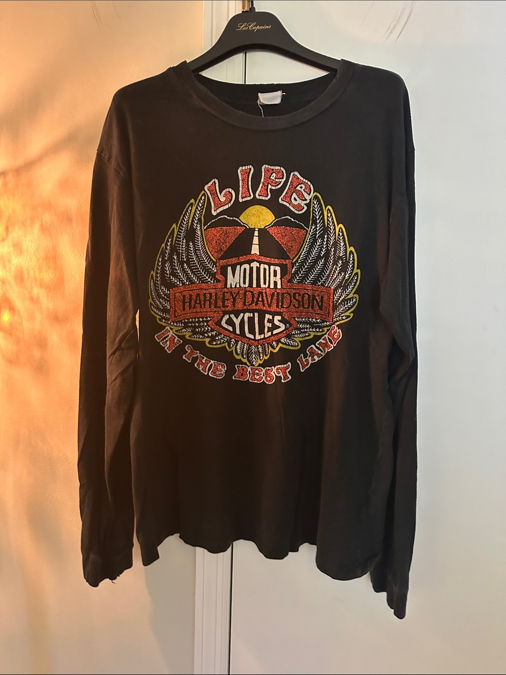 MadeWorn Harley Davidson tee long sleeve size large Made Worn